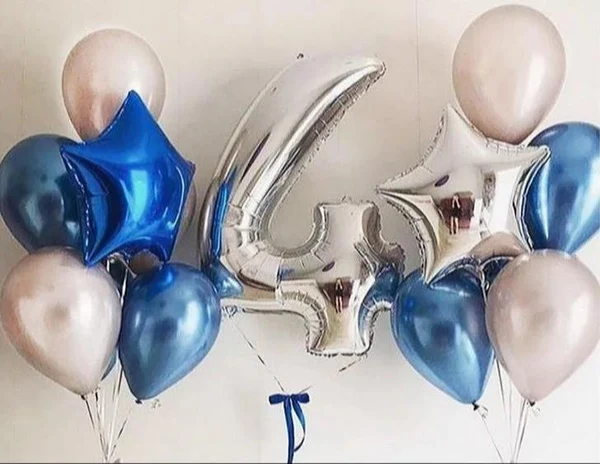 Готовые фольгированные фигуры, фонтаны из шаров